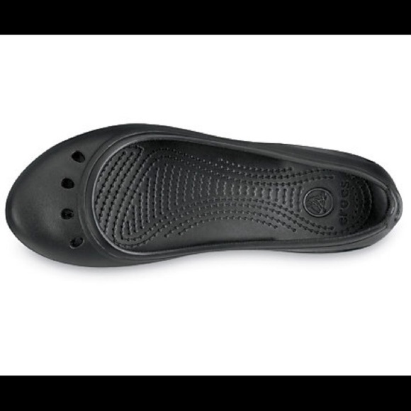 Crocs Women’s Kadee Flat Black sz 4 - Picture 4 of 13